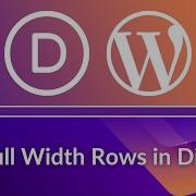 Divi Theme Tutorial How To Make A Full Width Row