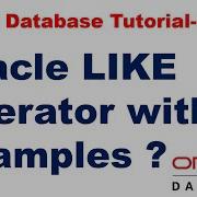 Oracle LIKE Operator With Examples Oracle Database Tutorial Database Interview Question