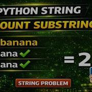 Python Count Substring In String Python String Problem Learn With Omii L 4 4 HackerRank Python