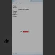 To Print Hello World Using HTML Coding Codinglife Html Viralvideo Shorts Trending