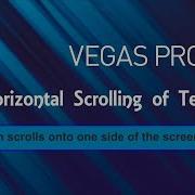 Tutorial 11 Vegas Pro Scrolling Text Using The Titles Text Media Generator