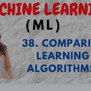 38 Comparing Learning Algorithms In Machine Learning ML