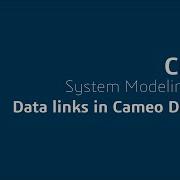 Cameo DataHub Data Links In Modeling Process