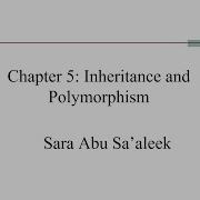Inheritance And Polymorphism Part 3