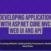 Part 2 Creating ASP NET WebAPI Adding Entity Framework Model And Seed Data