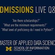 Master Of Applied Data Science Admissions Live Q A