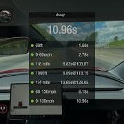 10 65 128 Mph 1 4 Mile Highland Tesla Model 3 Performance
