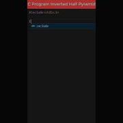 C Program Print Inverted Half Pyramid Of Numbers Pattern Right Triangle Shorts
