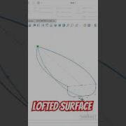Поверхность с рельефным рисунком и направляющей кривой шорты Ytshorts Solidworks Malviyacadso
