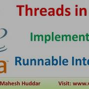 What Are Threads In Java How To Create Threads By Implementing Runnable Interface By Mahesh Huddar