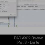 Обзор DAD AX32 часть 3 Данте