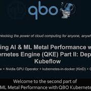 QKE Kubeflow NVIDIA GPU Operator Kubernetes In Docker Cgroups V2 Part 2