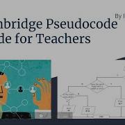 Pseudocode Guide For Everybody
