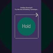 Feeling Stressed Try This Box Breathing Technique