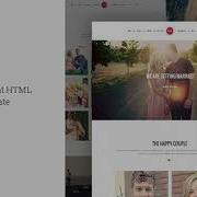 FOREVER Responsive HTML Wedding Template Themeforest Website Templates And Themes