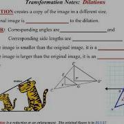 Dilation Notes