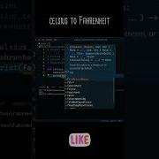 Python Temperature Conversion Celsius To Fahrenheit