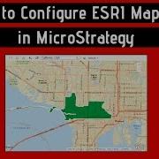 How To Configure The ESRI Map Key In MicroStrategy