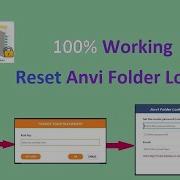 Anvi Folder Locker Forgot Password Reset Password Anvi Folder Locker