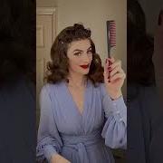 Rita Hayworth Gilda 1940s Curls Shag Styling Series Hair Tutorial Shorts Hair