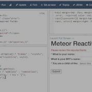 Reactive Form Validation With Meteor Tracker Autorun