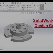 SolidWorks Tutorial How To Model Circular Plate With Cuts Holes Revolve Feature