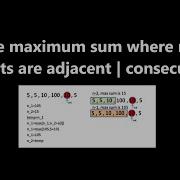 Maximum Sum Subsequence Non Adjacent Consecutive Element