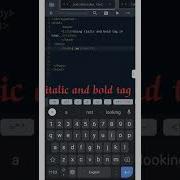 Use Of Italic And Bold Tag In Html 2 Tag In 1 Time Html