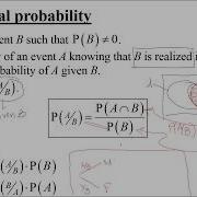 Conditional Probability And Independent Events