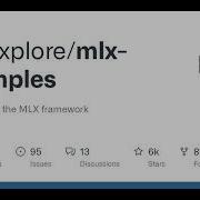 GitHub Ml Explore Mlx Examples Examples In The MLX Framework