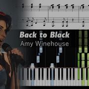 Amy Winehouse Back To Black Accurate Piano Tutorial With Sheet Music