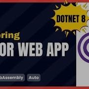 Blazor Web App Project Template Blazor Web Application Tutorial