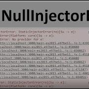 Fix Error NullInjectorError StaticInjectorError Ro No Provider For Angular Ng Build Prod