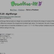 Java Practice It Exercise 5 20 DigitRange If Else Boolean Logic Method Basics Return