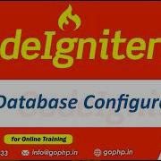 19 Database Configuration In CodeIgniter 4