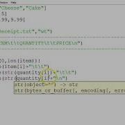 OCR Computer Science 9 1 Python Tutorial Creating Text Files Shopping Receipt ADVANCED