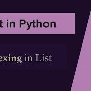 Python Tutorial In Hindi Indexing In List List In Python Python Tutorial For Beginners