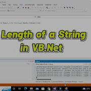 How To Find Length Of A String In Vb Net Find Length Of A String In Visual Basic Net