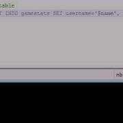PHP Tutorial 34 Creating Tables For PHP Game