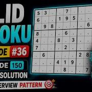Valid Sudoku Leetcode 36 HashMap Trick