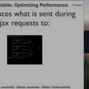 JQuery Mobile Optimizing Performance Alex Schmitz
