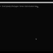 Polygon Area Calculator Python For Everybody