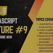 JavaScript Events Explained Onclick Vs AddEventListener Mouse Hover Effect