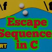 Escape Sequences Code I Backslash Character Constants Escape Sequences In C