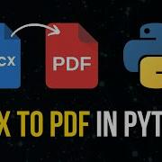 Convert Word Files To PDF In Python DOCX To PDF