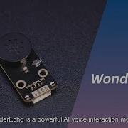 Hiwonder WonderEcho AI Voice Recognition Module Voice Broadcasting Custom Wake Words Offline Control