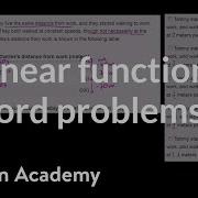 Comparing Linear Functions Word Problems 3 Algebra I Khan Academy