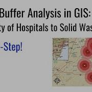 Buffer Analysis In GIS Proximity Of Hospitals To Solid Waste Sites