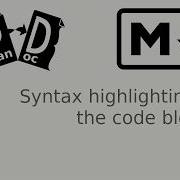 Pandoc S Markdown Syntax Highlighting Of Code Blocks