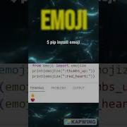 Create Emojis Using Python Shorts